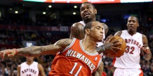 Not even one of Amir Johnson's best games of the season could stop Monta Ellis and the Bucks from taking the wind out of the Raptors sails at the ACC on Sunday.  